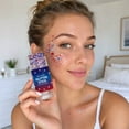 thumbnail image 2 of Red White Blue Hair Glitter Stick – 4th of July Face Body Glitter, Waterproof Makeup for Hair Skin, USA Flag Decor, 2 of 11