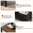 thumbnail image 6 of TV Stand and Dresser with Storage TV & Media Console Table Furniture TV Stand for Bedroom Small TV Stand Dresser with Drawers and Shelves, 6 of 6