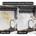 thumbnail image 3 of Clear Wall Protector, Electrostatic Absorbing Wall Protector Film, Clear Static Cling Protective Film for Kitchen & Office from Oil Backsplash, Trash, Chair Back, Furniture, Scuff 17.7IN X 39.4IN, 3 of 7
