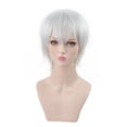 thumbnail image 1 of Peluca de cosplay Tokyo Ghoul Kaneki Ken Anime 30 cm para Halloween, 1 of 4