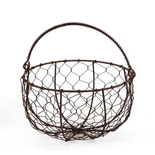 Homezone Wire Basket with Moveable Handles, 1 Each