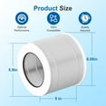thumbnail image 3 of 2 Pack 12020 Filter Replacement Compatible with Clorox Air Purifiers Fit for Clorox Tabletop Air Purifier Model 11020 & 11021 True HEPA Filter, Small Rooms Up to 200 Sq. Ft. Capacity, 3 of 7