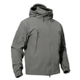 thumbnail image 5 of TACVASEN Mens Outdoor Special Ops Jacket Fleece Camping Coat Gray M, 5 of 7
