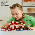 thumbnail image 4 of LEGO Minecraft La maison mooshroom 21270 Ensemble de construction (500 pièces), 4 of 6