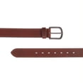 thumbnail image 3 of Men's Full Grain Leather Work Belt 1.5" Handmade with Metal Buckle - Durable Workwear Utility Belt for Jeans & Casual, Deep Brown, Gift Box Included (Father’s Day, Easter, Carnival), 3 of 4