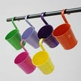 thumbnail image 4 of OIUR Iron Hanging Flower Pot Balcony Planter with Detachable Hook Solid Color Herb Pot for Indoor Windows Garden Fence Railing, 4 of 7