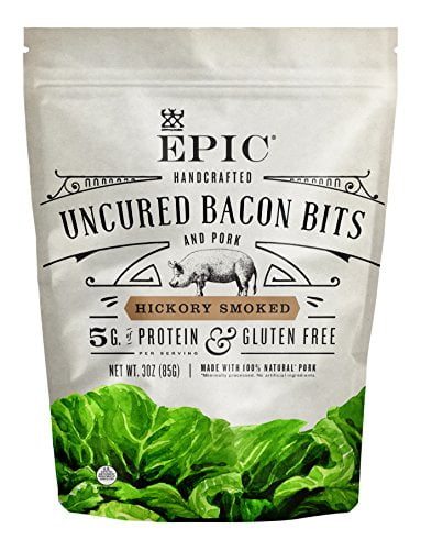 Epic Uncured Bacon Bits Hickory Smoked, 3 oz by Epic