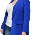 thumbnail image 4 of Blazer con ribete, Roman Fashion Tallas Extras. 2631 (Rey) azul 40 Roman Fashion JA-ELY-2631-REY, 4 of 6