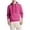 Hot Pink, variant on QUINDOS Mens Sweatshirts Zipped Hooded Solid Color Mens Hoodies and Sweatshirts Long Sleeve Casual Patchwork Pullover Tops