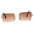 thumbnail image 2 of Gafas de terre Rectangular para Mujer de 4 Piezas, Retro, Clásico, para Fiestas, Lentes Teñidas BLESIY Gafas de sol rectangulares para mujer, 2 of 6