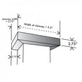 thumbnail image 2 of ZLINE Crown Molding #5 for Wall Range Hood, CM5-KB/KL2/KL3, 2 of 3