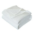 thumbnail image 2 of Yaouit 100% Cotton Waffle Blankets King Size for Bed - Waffle Weave Blankets Lightweight and Breathable Soft Woven Blanket for Couch, Sofa, White 78.7x86.6 inch, 2 of 4