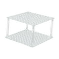 thumbnail image 4 of Dualoai Makeup Brush Rack 96 Slots Acrylic Simple for Office Dressing Table Bathroom White, 4 of 9