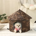 thumbnail image 3 of vnanda Garage Cat House Pet Nest Soft Comfortable Pet House Durable Convenient Foldable Warm Shelter for Outdoor Indoor Use Cat Nest, 3 of 8
