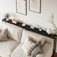 thumbnail image 2 of Aoile 39.3" Behind Couch Table, Sofa Tables Narrow Long for Living Room, Entryway, Hallway, Black, 2 of 8