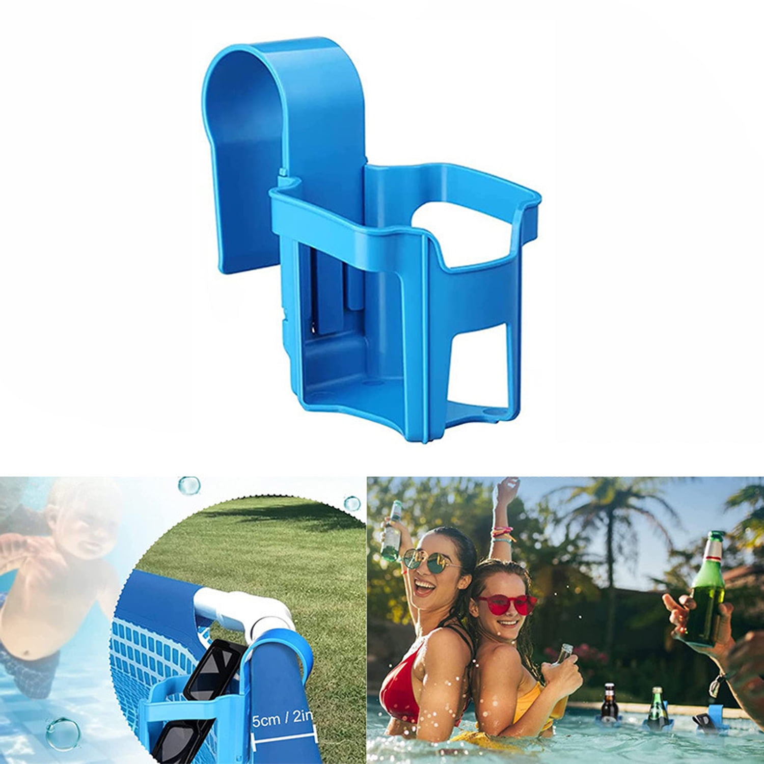 (Pack of 1) Pool Drink Holder, Cup Holder, Pool Accessories for Frame