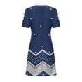 thumbnail image 6 of Travel Dresses for Women Wrinkle Free, Mini Summer Clothes 2023 Dresses Casual Floral Printed Tank Sleeveless Dress Crewneck Loose Beach Short, 6 of 6