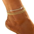 thumbnail image 1 of Women Anklet Creative Fashion Simple Anklet Charm Bracelet Beach Anklet, 1 of 10