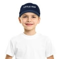 thumbnail image 6 of DALIX Big Man Little Man Hat Father Son Matching Cap Fun Gifts in Navy Blue, 6 of 7