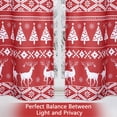 thumbnail image 7 of Danolapsi Christmas Rod Pocket Curtain Valance,Christmas Decoration Thermal Insulated Curtains with Christmas Tree and Deer Printed Pattern  Blackout Curtains for Kitchen Bathroom Living Room, 7 of 7