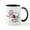 White/Black Inside, variant on CafePress - Snoopy You Are Loved - 11 oz Ceramic Mug - Novelty Coffee Tea Cup