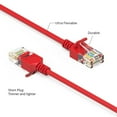 thumbnail image 2 of SF Cable Cat6A UTP Slim Ethernet Cable, 20 feet - Red, 2 of 3