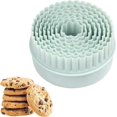thumbnail image 1 of Cookie Cutters-Two Side Round Cookie Cutter,Biscuit Cutters and Fondant Cake Mold-Plastic Cookie Cutter Set of 8., 1 of 4