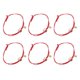 thumbnail image 4 of 6pcs Beautiful Woven Red Rope Bracelet Decorative Ceramic Cat Bracelets, 4 of 4