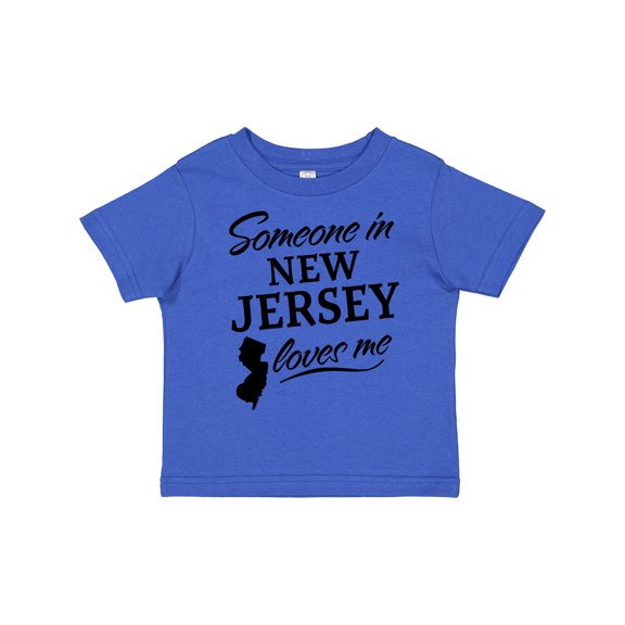 Inktastic Someone in New Jersey Loves Me Boys or Girls Toddler T-Shirt