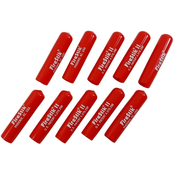 10 Lot Firestik II FST CB Radio Antenna Replacement 2.5 inch Red Tip Caps - Bulk