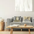 thumbnail image 3 of Stupell Industries Glam Zebra Print Fashion Book Stack Black, 18 x 7 x 18, Decorative Pillows, (Set of 2), 3 of 5