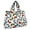 Rainbow Butterflies, variant on Wrapables Large Foldable Tote Nylon Reusable Grocery Bags, Dessert Dogs