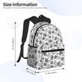 thumbnail image 3 of Fotbe Snake Lightweight Casual Laptop Backpack for Men and Women, Daily use Waterproof backpack, Backpack for College, 3 of 7