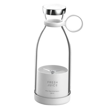 

Julam Fresh Juice Blender 350ML Mini Blender With Powerful Motor Electric Juice Cup USB Blender Cup Double Blades Fruit Mini Mixer For Home Sport Office Camping respectable