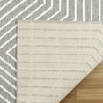 thumbnail image 2 of Gertmenian Malini Dazi Modern/ Contemporary Geometric Gray Area Rug, 6x9, 2 of 8