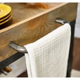 thumbnail image 6 of Powell Collin 3-Tier Rolling Bar Cart with Stemware Rack, Weathered Driftwood, 6 of 19