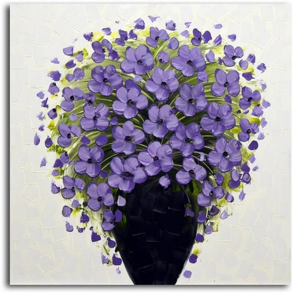 Omax Decor M 3098 Belle Journée pour une Fête de Jardin Peinture à l'Huile Originale sur Toile