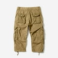 thumbnail image 6 of Nrmvnmi Men's Plus Size Cargo Shorts Multi-Pockets Relaxed Summer Beach Shorts Pants Father's Day Gifts For Dad ,4th of July Gifts for Men, 6 of 9
