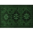 thumbnail image 1 of Ahgly Company Machine Washable Indoor Rectangle Persian Emerald Green Traditional Area Rugs, 8' x 12', 1 of 4