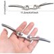 thumbnail image 1 of Cleat Blind Hook Mástil Cleat hook Gancho de cornamusa de acero inoxidable para cortinas persianas cuerda yate muelle cubierta marina base barco amarre accesorios 4 piezas Adepaton YQ-2094, 1 of 4
