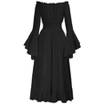 thumbnail image 6 of NMMUED Renaissance Dress Plus Size Victorian Dress for Women Vintage Dress for Women Maxi Dresses Renaissance Dress Women, Black XL, 6 of 7