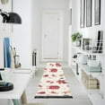 thumbnail image 4 of Yayeee Runner Rug for Bedroom 2'x6' Machine Washable Hallway Non Slip Mat, Red Christmas Gift Pattern, 4 of 8