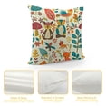 thumbnail image 4 of SHANXI Throw Cute Fox Square Pillowcases for Home Decor Sofa Car Bedroom Forest Animal Cartoon Painting Pillow Cases 22x22in, 4 of 5