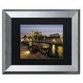 thumbnail image 2 of Trademark Fine Art "Notre Dame de Paris in Colors" Canvas Art by Mathieu Rivrin, Black Matte, Silver Frame, 2 of 4