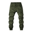 thumbnail image 6 of Seyurigaoka Men Casual Pants Solid Color Tied Middle Waist Trousers, 8 Colors, 6 of 7