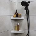 thumbnail image 4 of Palisade Vinyl Waterproof Corner Shower Shelf Wintry Mix, 4 of 7
