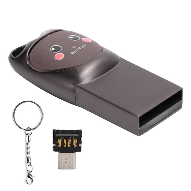Unidad flash U Disk Memory Stick USB2.0 para computadora de teléfono móvil con adaptador micro USB de 16 GB