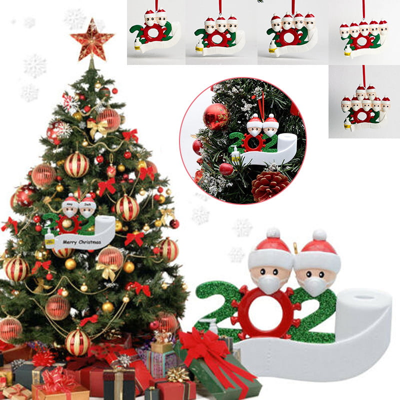 Details about  / 2020 Xmas Christmas Tree Hanging Ornaments Family Ornament Decor 2-7 People
