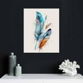 thumbnail image 4 of MLJA Feathers Watercolor Posters Prints Canvas Wall Art Best Gift for Children or Friends Home Decor Morden Artwork for Home and Kitchen Living Room Bedroom Office, 4 of 4