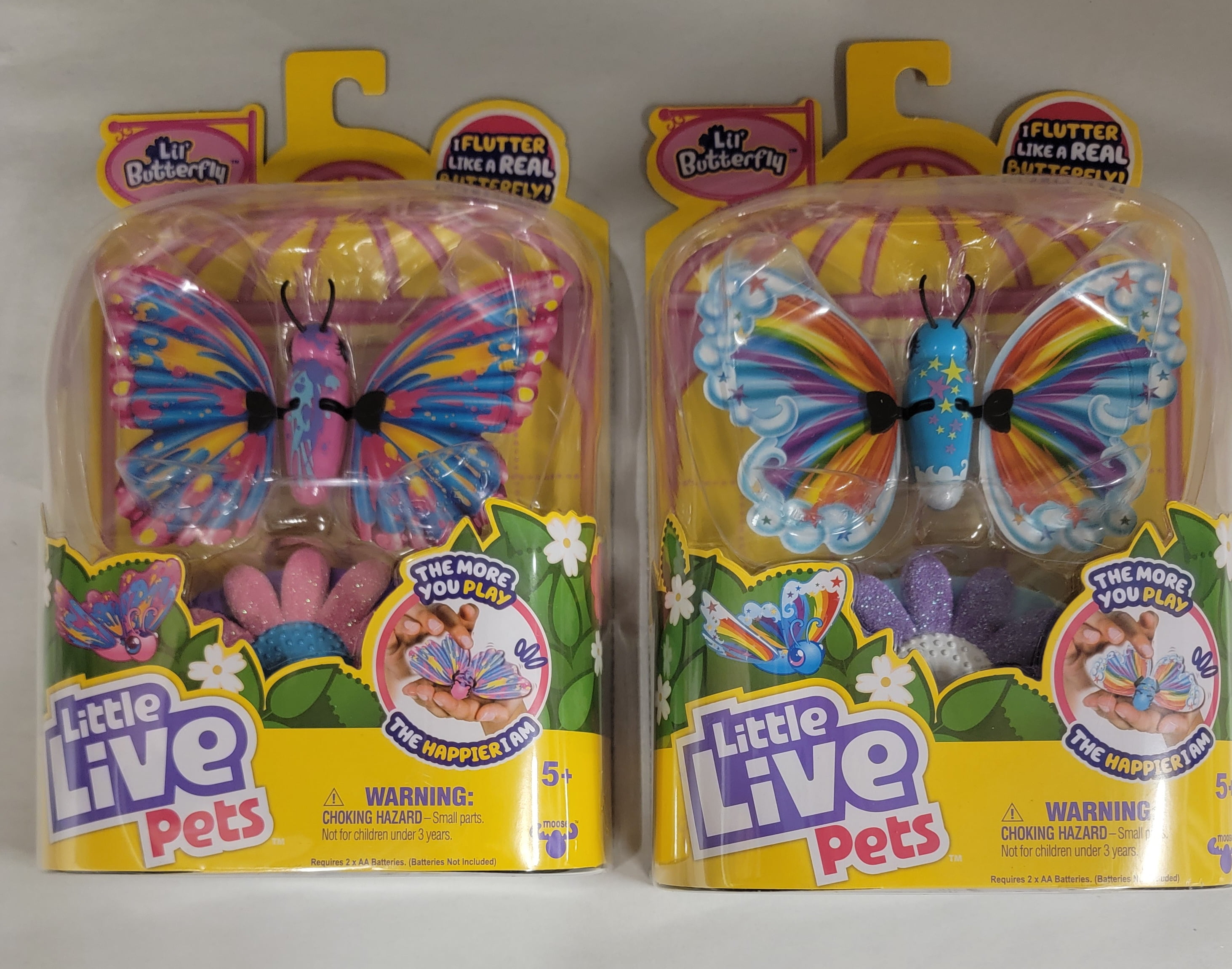 Little Live Pets Interactive Lil' Butterfly 2Pack (Wings Really